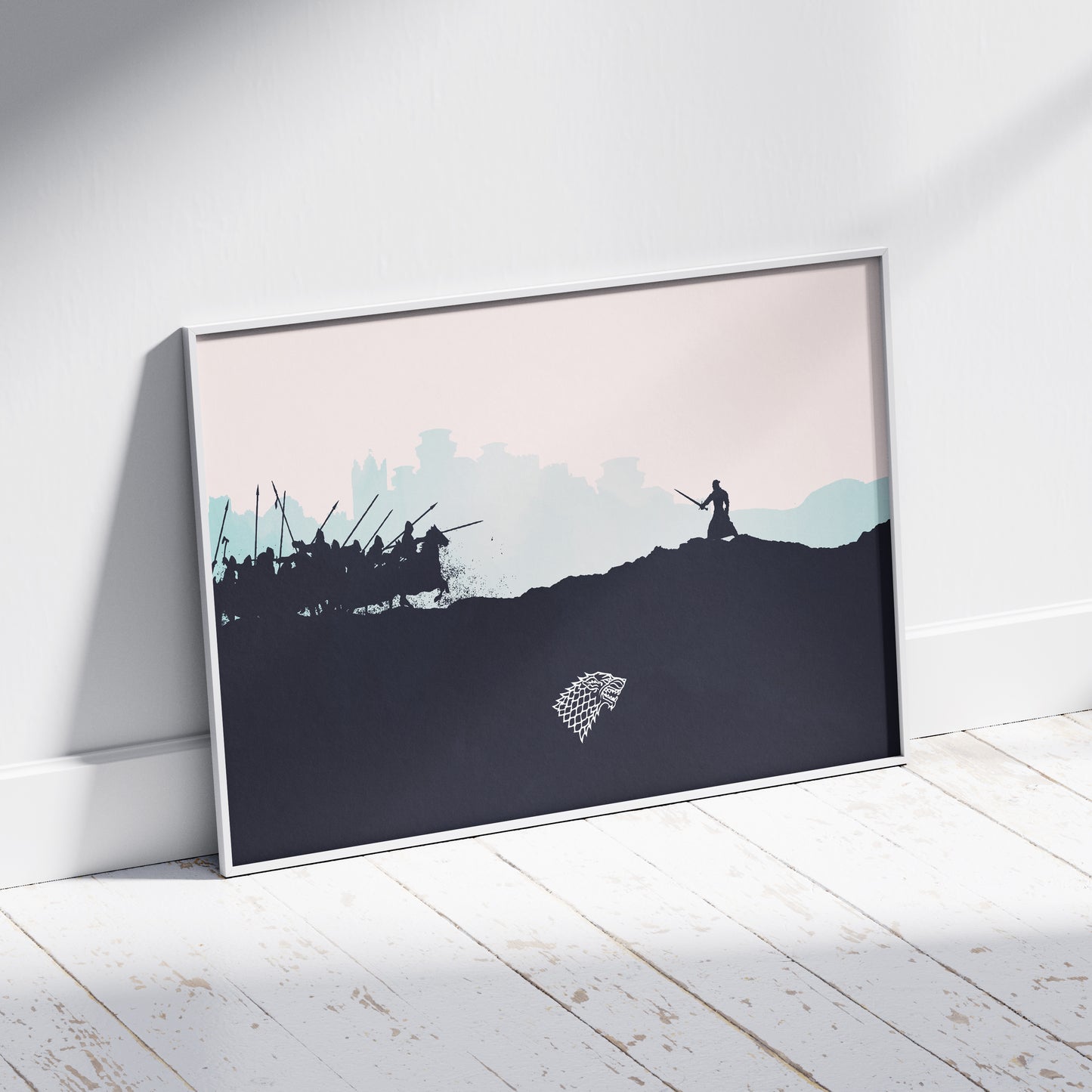 Stand Tall Against All Odds – Battle of the Bastards GOT Minimalist Poster
