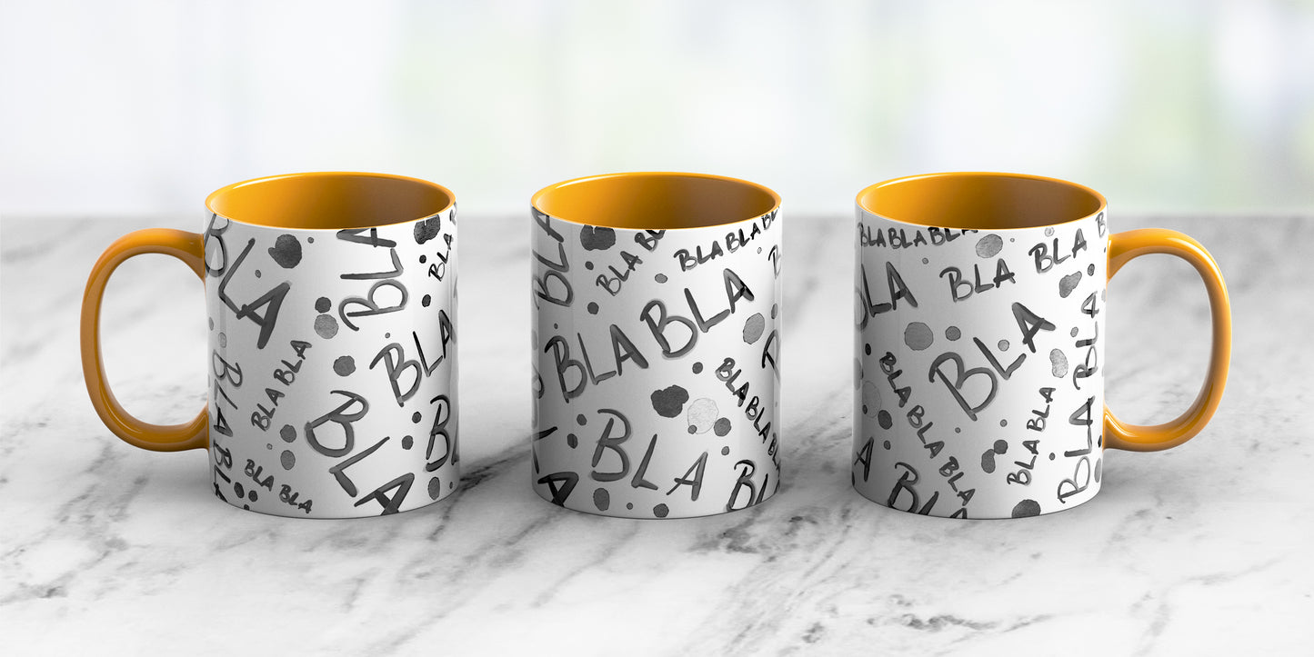 Bla, Bla, Bla - Ceramic Coffee Mug