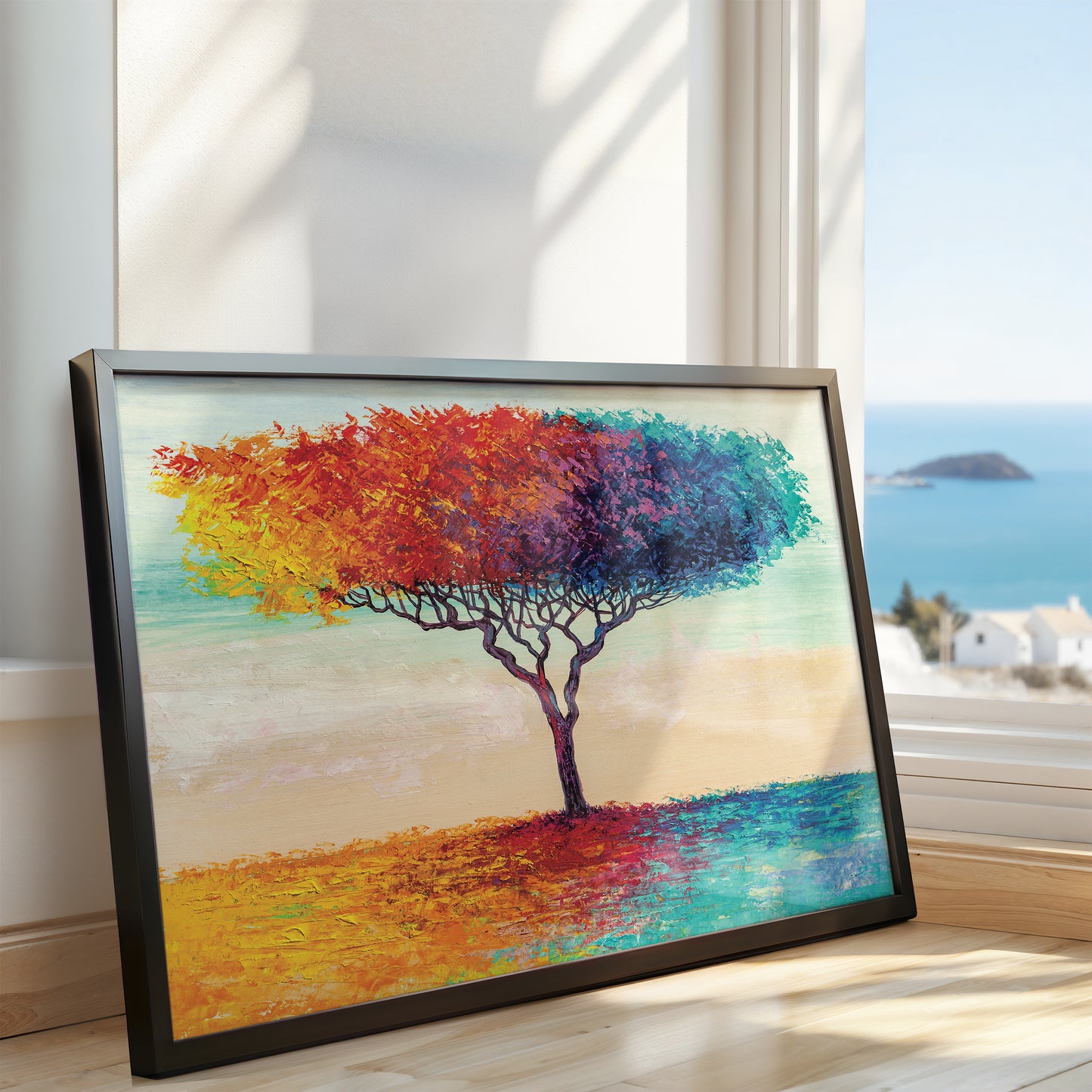 Radiant Serenity: Vibrant Tree of Life