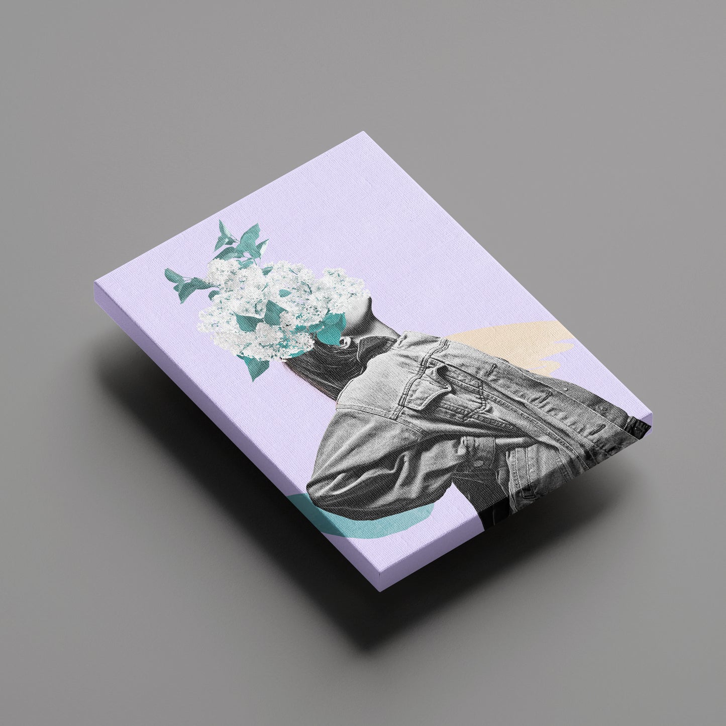 She Blooms Within – Feminine Surreal Art Poster