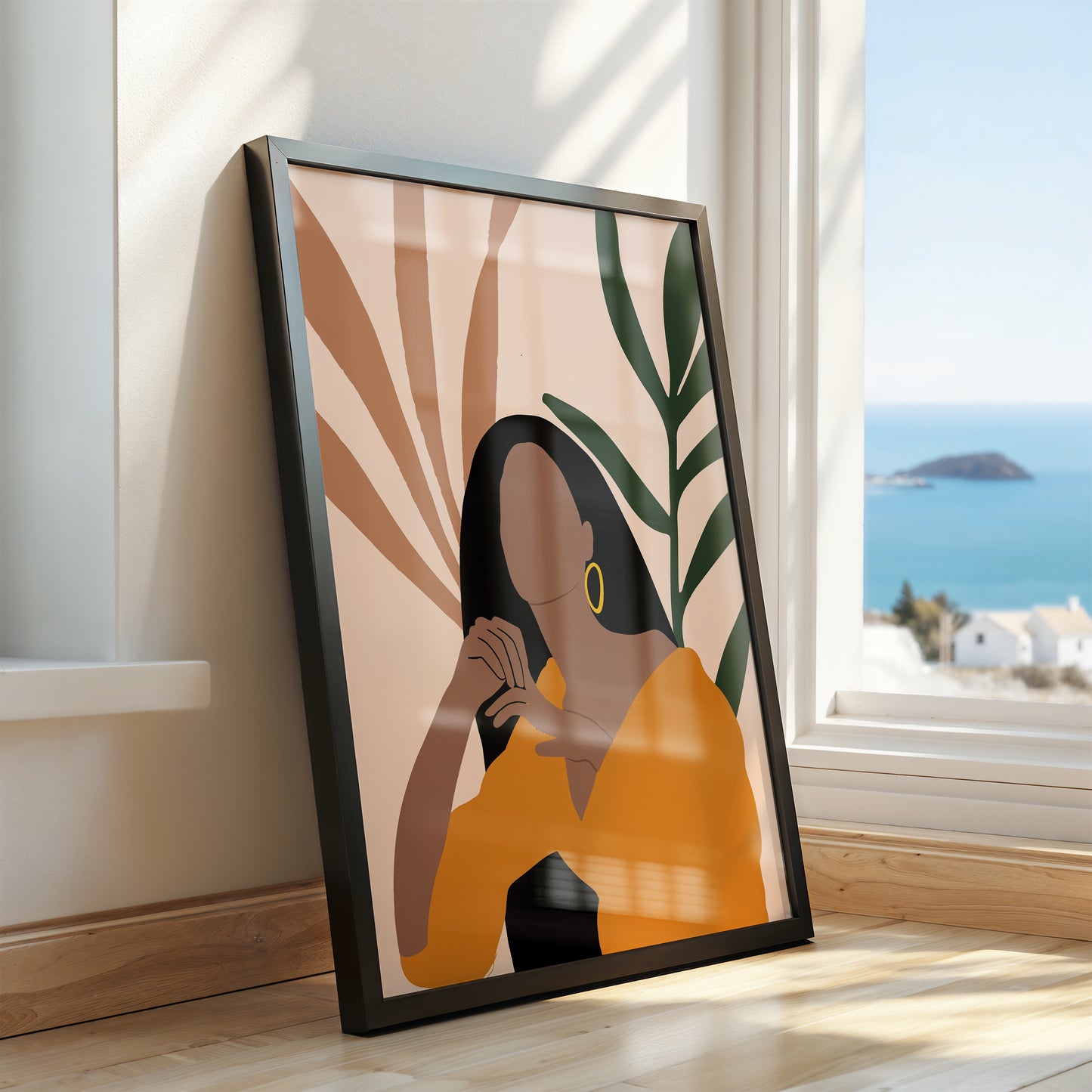 Pastel Grace – Modern Boho Woman Decor