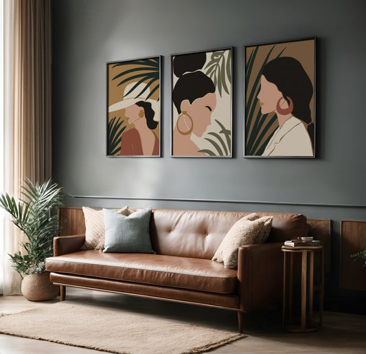 Serene Femmes Collection – Modern Boho Woman (Set of 3)