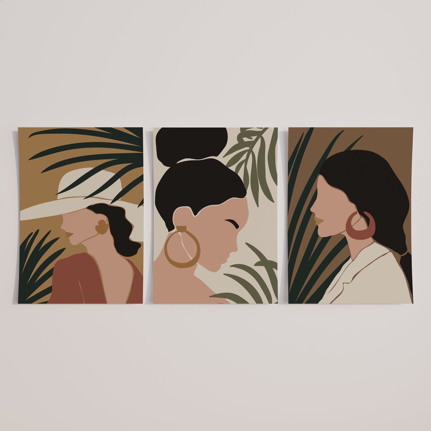 Serene Femmes Collection – Modern Boho Woman (Set of 3)