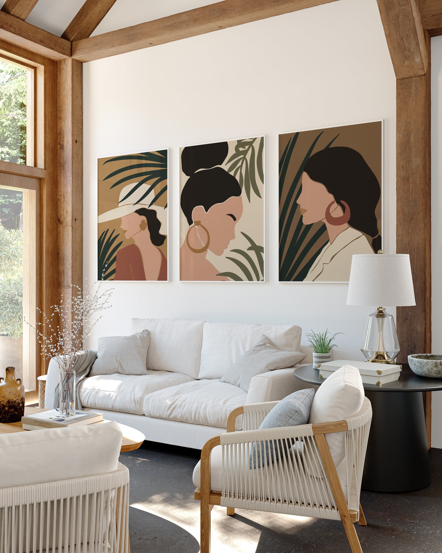 Serene Femmes Collection – Modern Boho Woman (Set of 3)