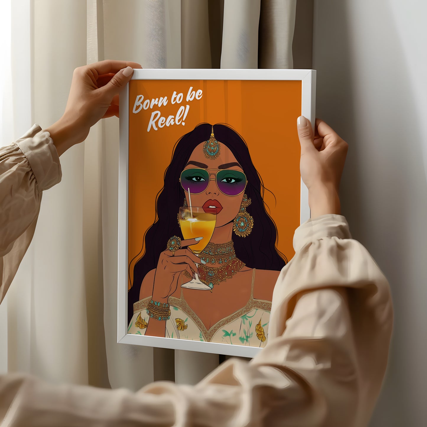 Born to Be Real – Bold & Regal Poster