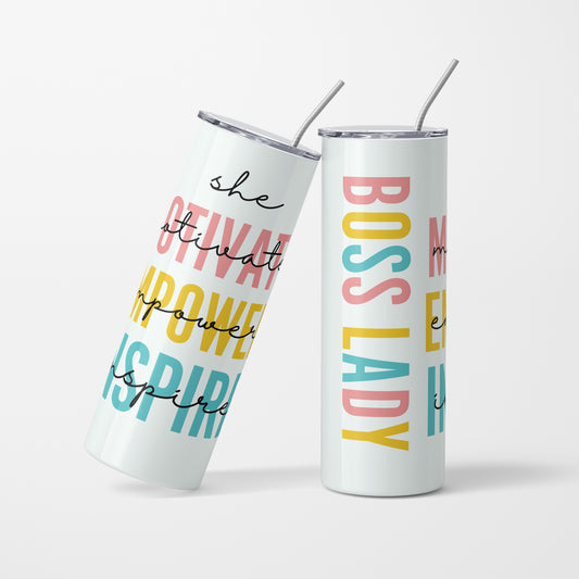 Boss Lady - 600 ml Stainless Steel Tumbler