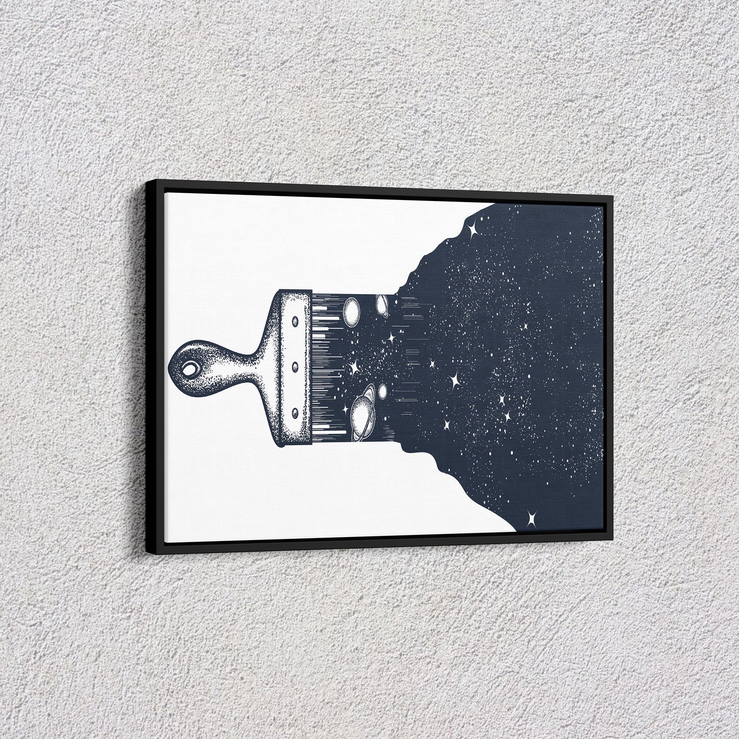 Painting the Universe – Surreal Cosmic Art Poster