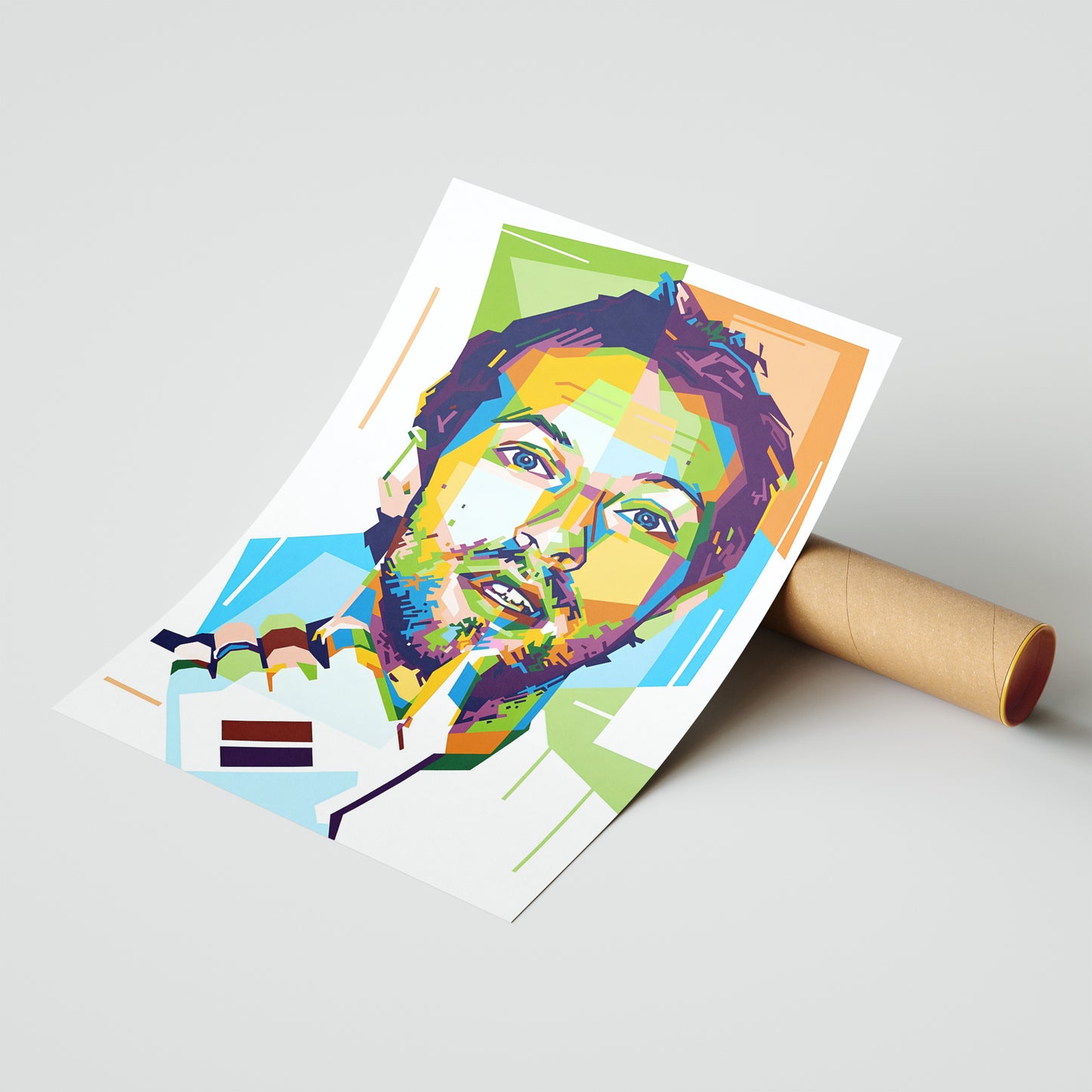 Chris Martin Pop Art Portrait