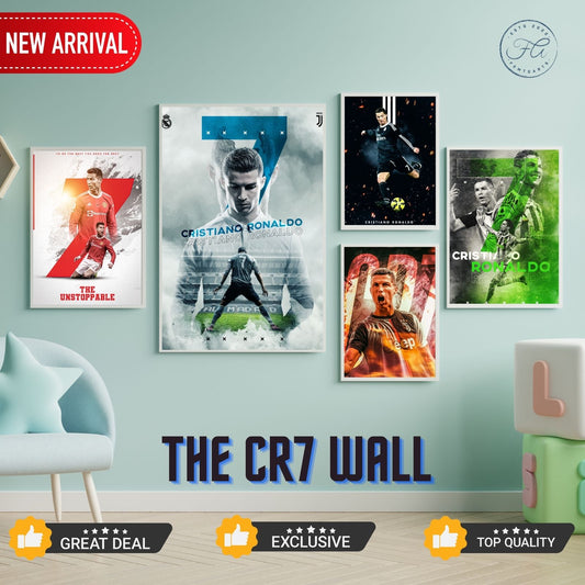 The CR7 Wall (Set of 5 Prints)