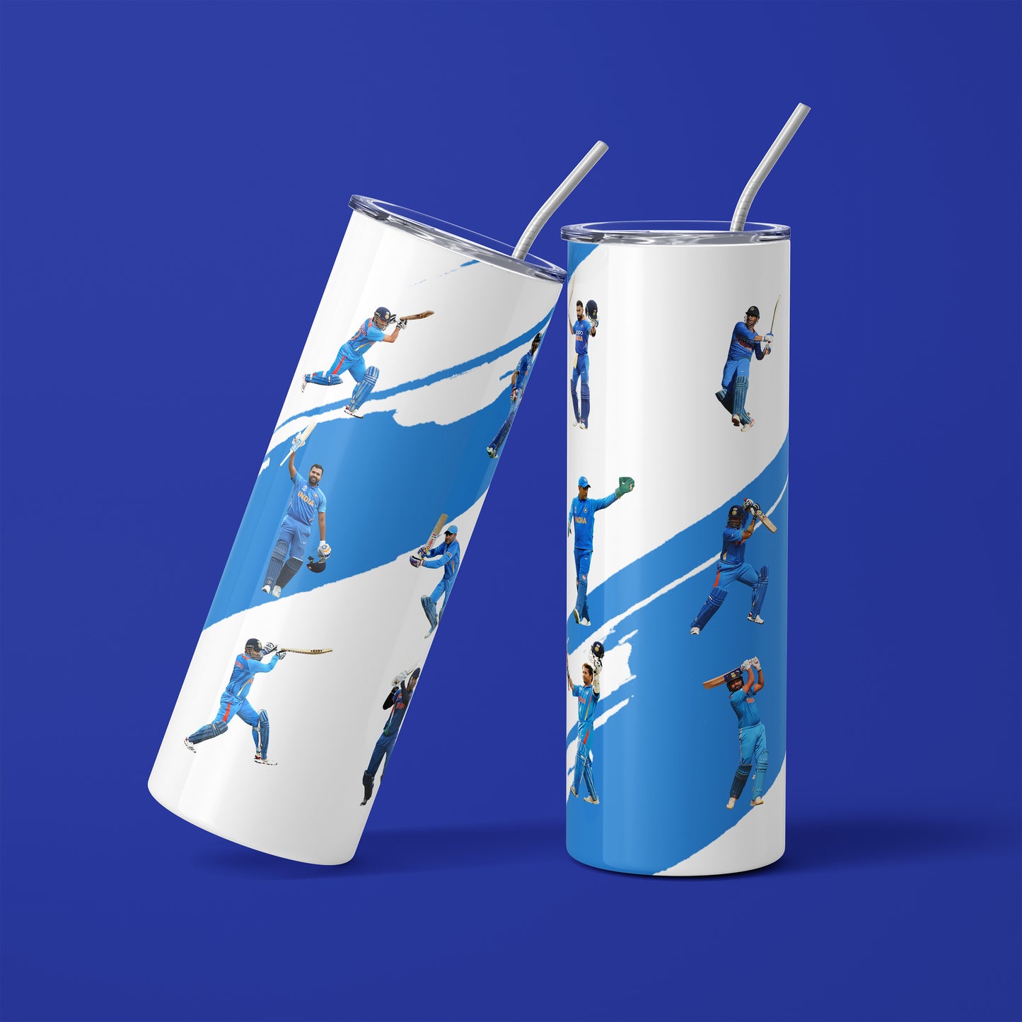 Indian Cricket Legends- 600 ml Stainless Steel Tumbler