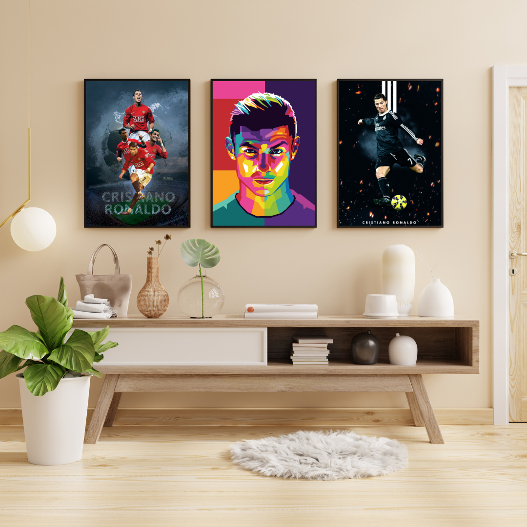The CR7 Wall (Set of 3 Posters)