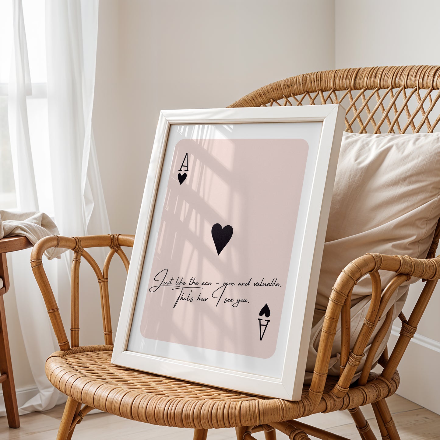 Customizable Playing Card Poster – Ace of Spades Edition