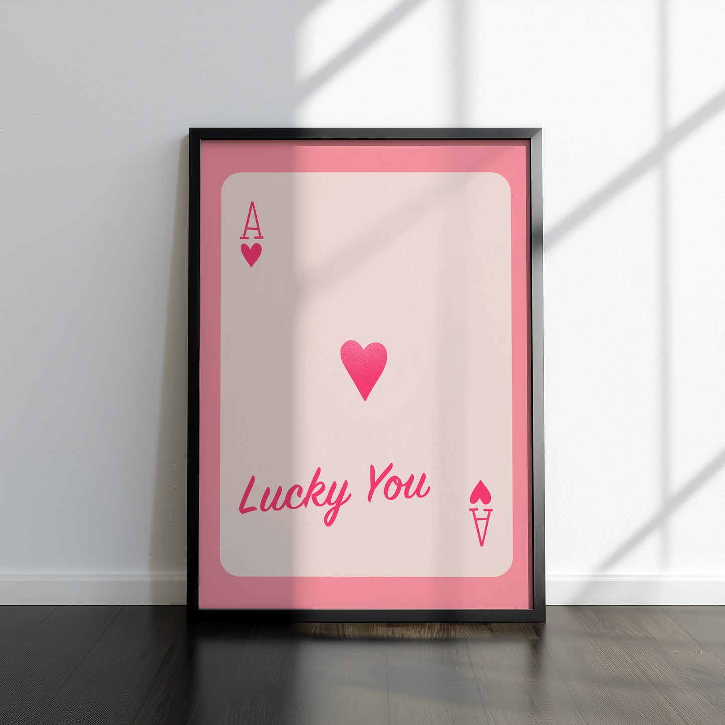 Your Message on Ace of Hearts