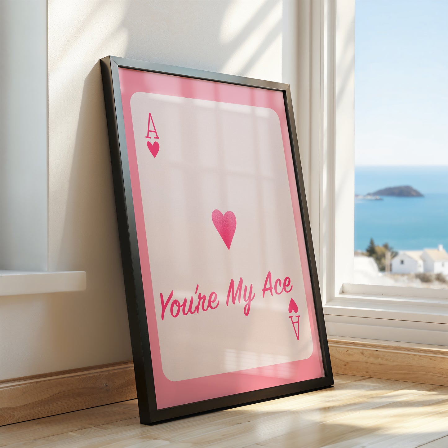 Your Message on Ace of Hearts