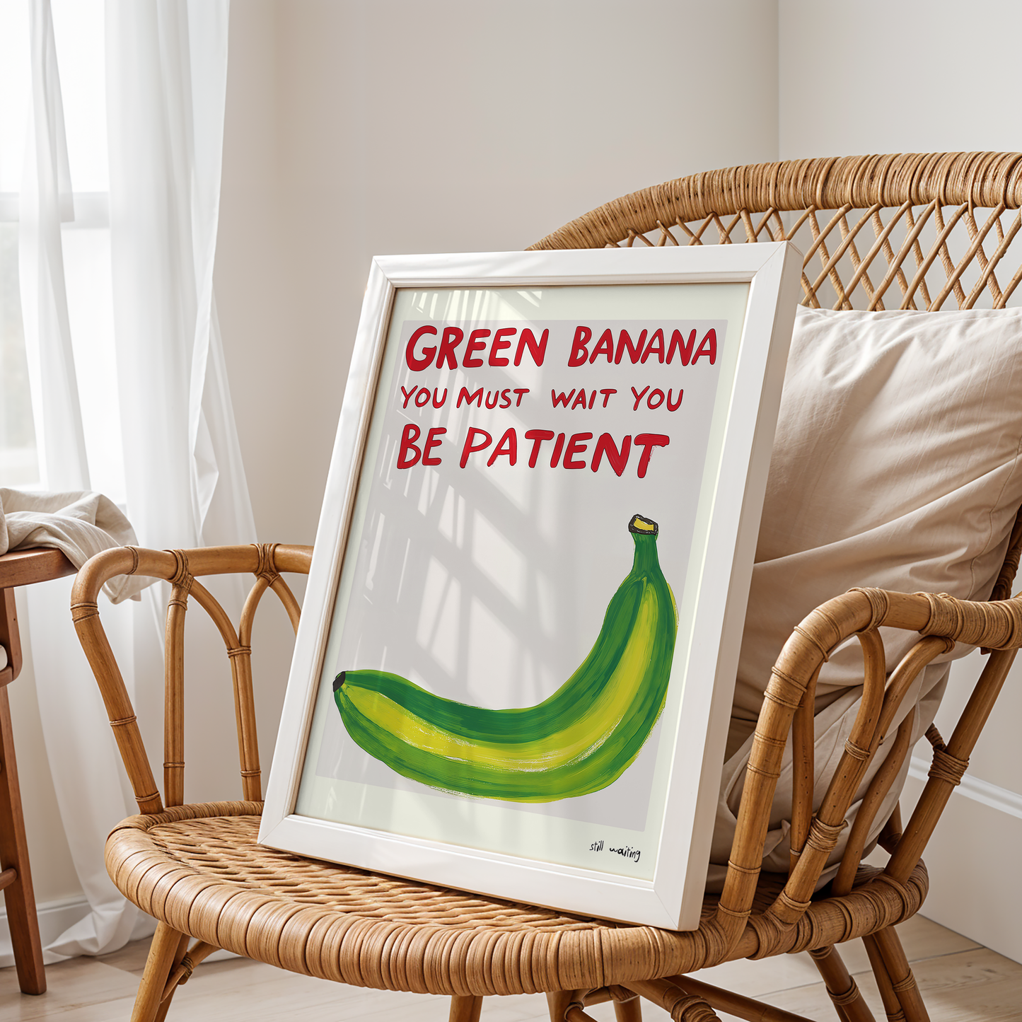 Still Waiting: Green Banana Patience