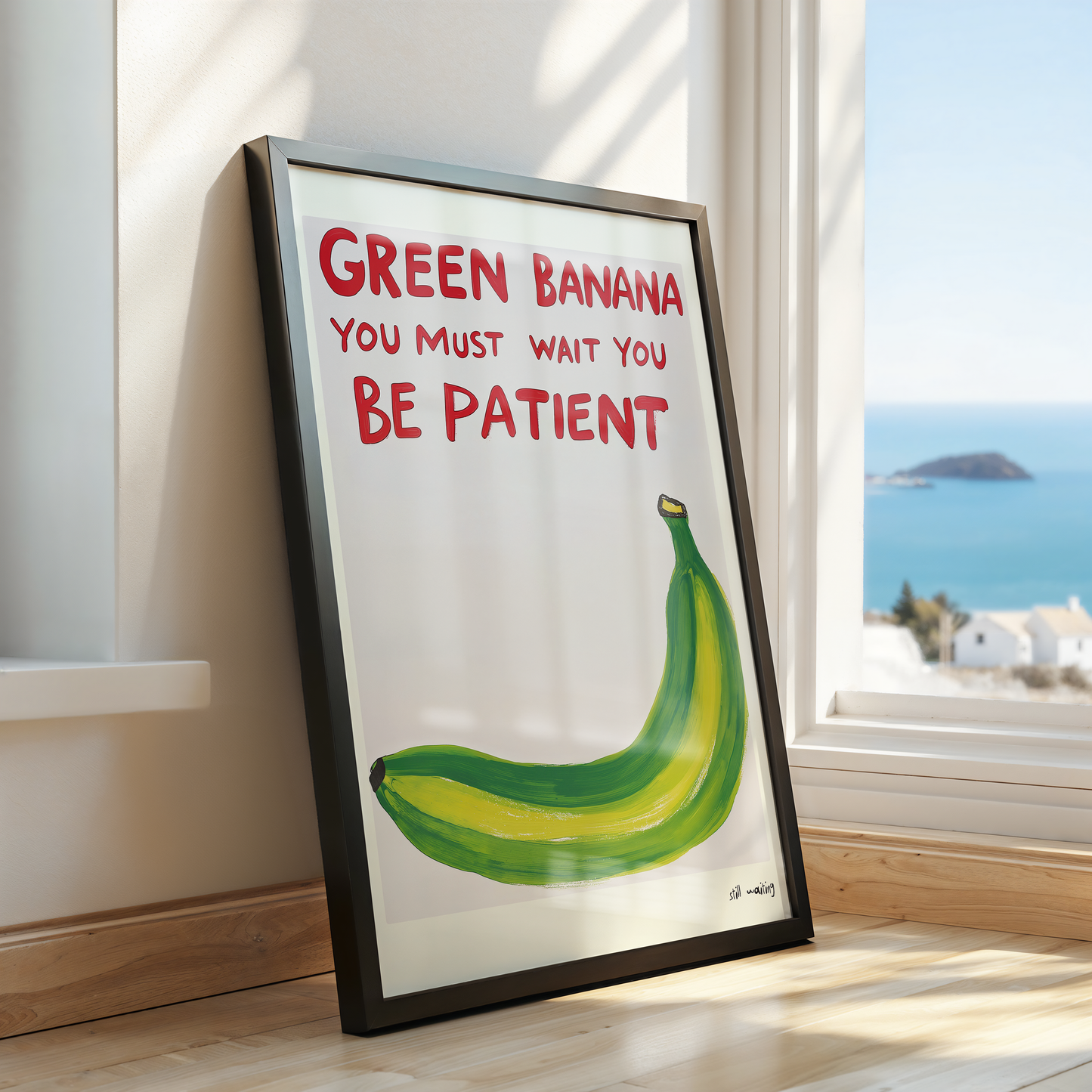 Still Waiting: Green Banana Patience
