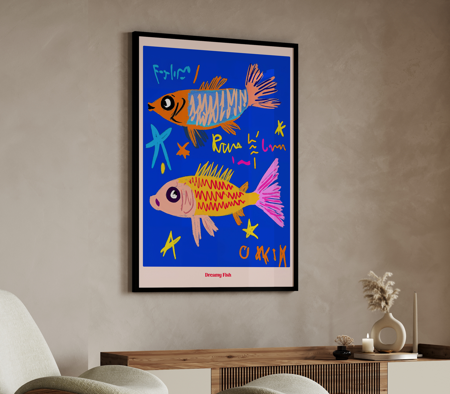 Dreamy Fish: Neon Night Aquarium