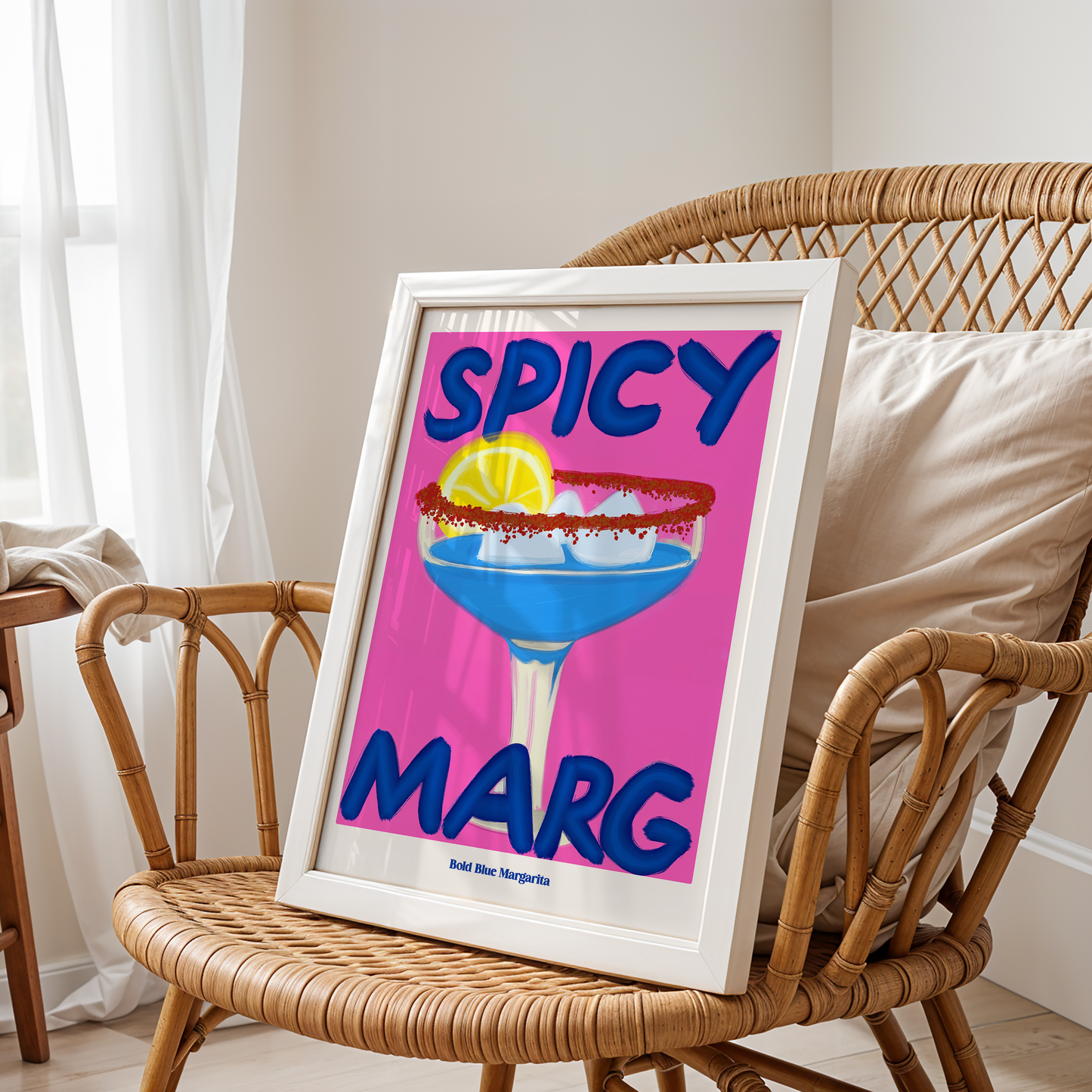 Bold Blue Margarita: Spicy Marg