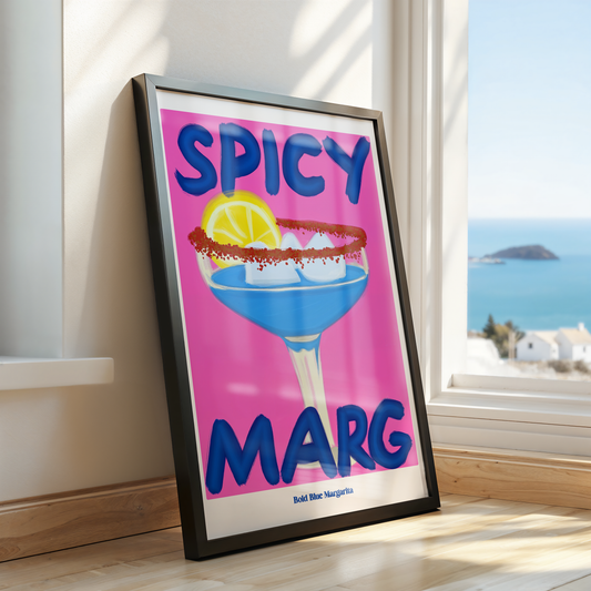 Bold Blue Margarita: Spicy Marg