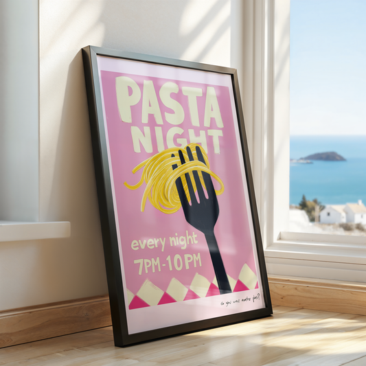 Do You Want Another Fork? Pasta Night