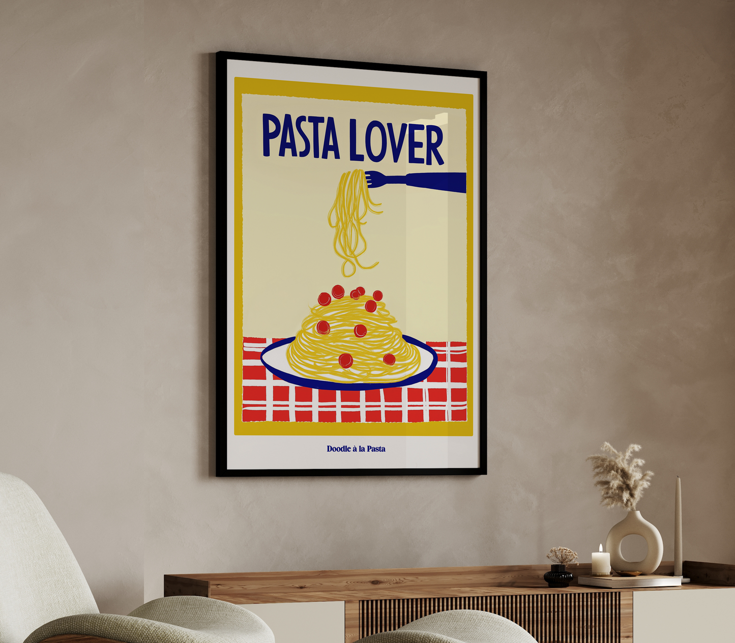 Doodle à la Pasta: Pasta Lover