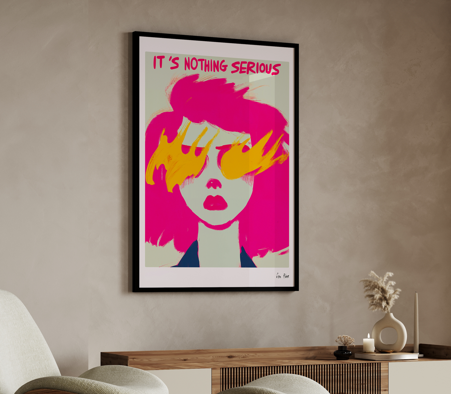 It’s Nothing Serious – Vibrant Expressive Portrait