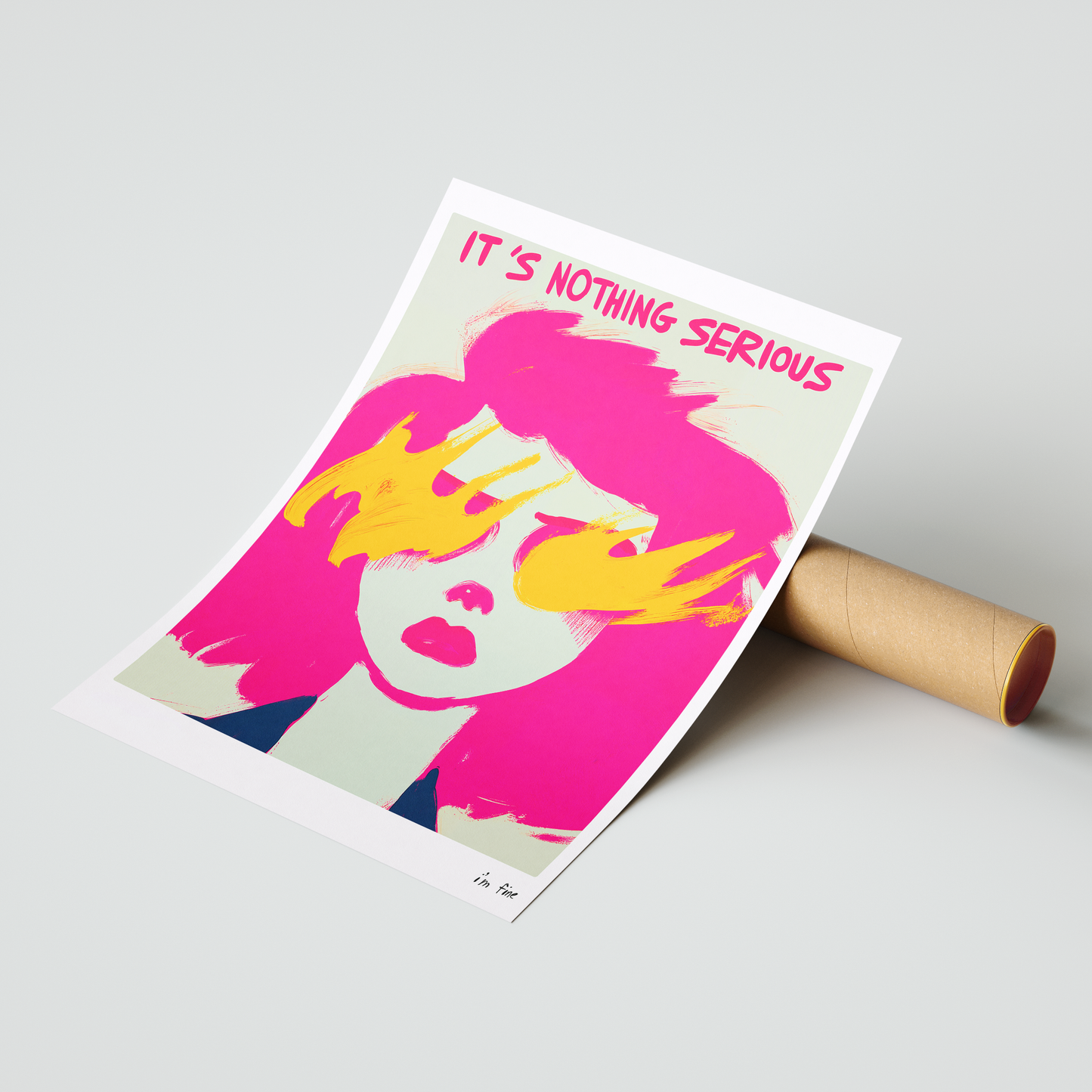 It’s Nothing Serious – Vibrant Expressive Portrait