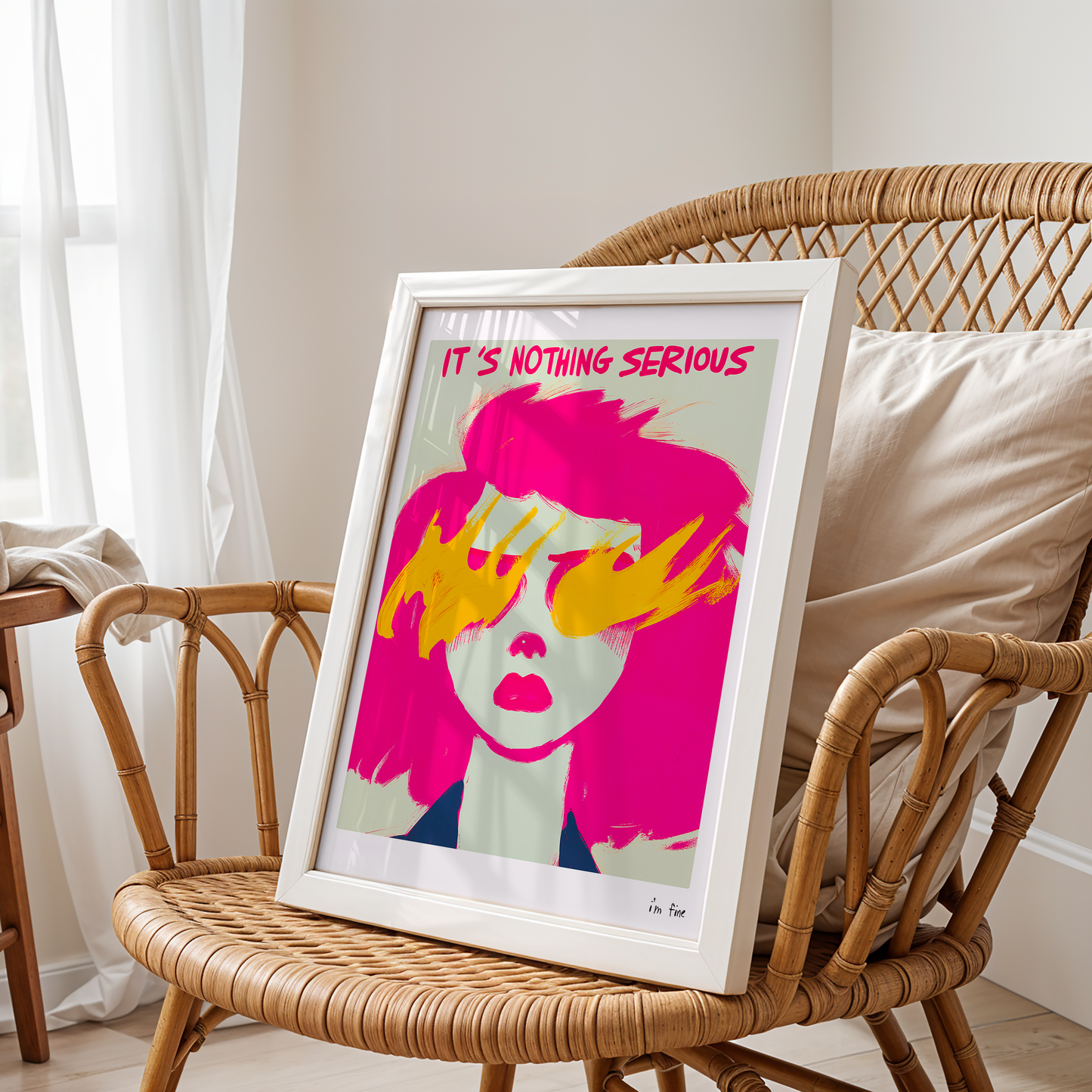 It’s Nothing Serious – Vibrant Expressive Portrait