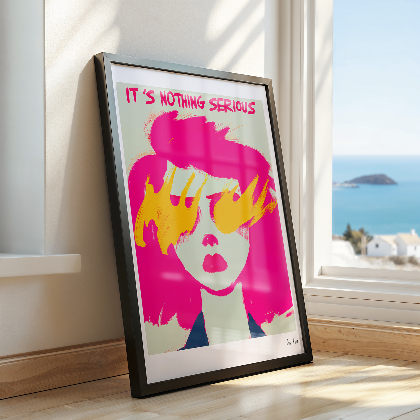 It’s Nothing Serious – Vibrant Expressive Portrait