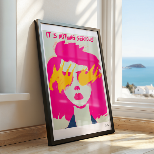 It’s Nothing Serious – Vibrant Expressive Portrait