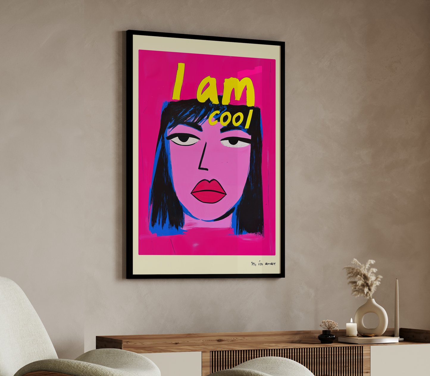 Yes, I Am Sure: Pop Portrait