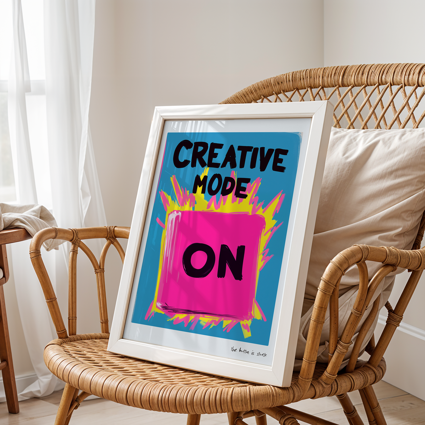 The Button is Stuck: Creative Mode ON