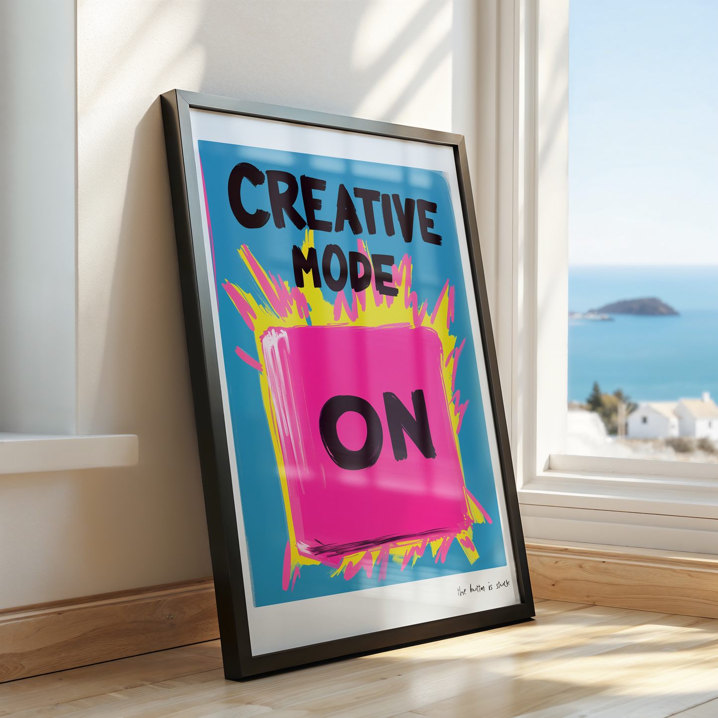 The Button is Stuck: Creative Mode ON