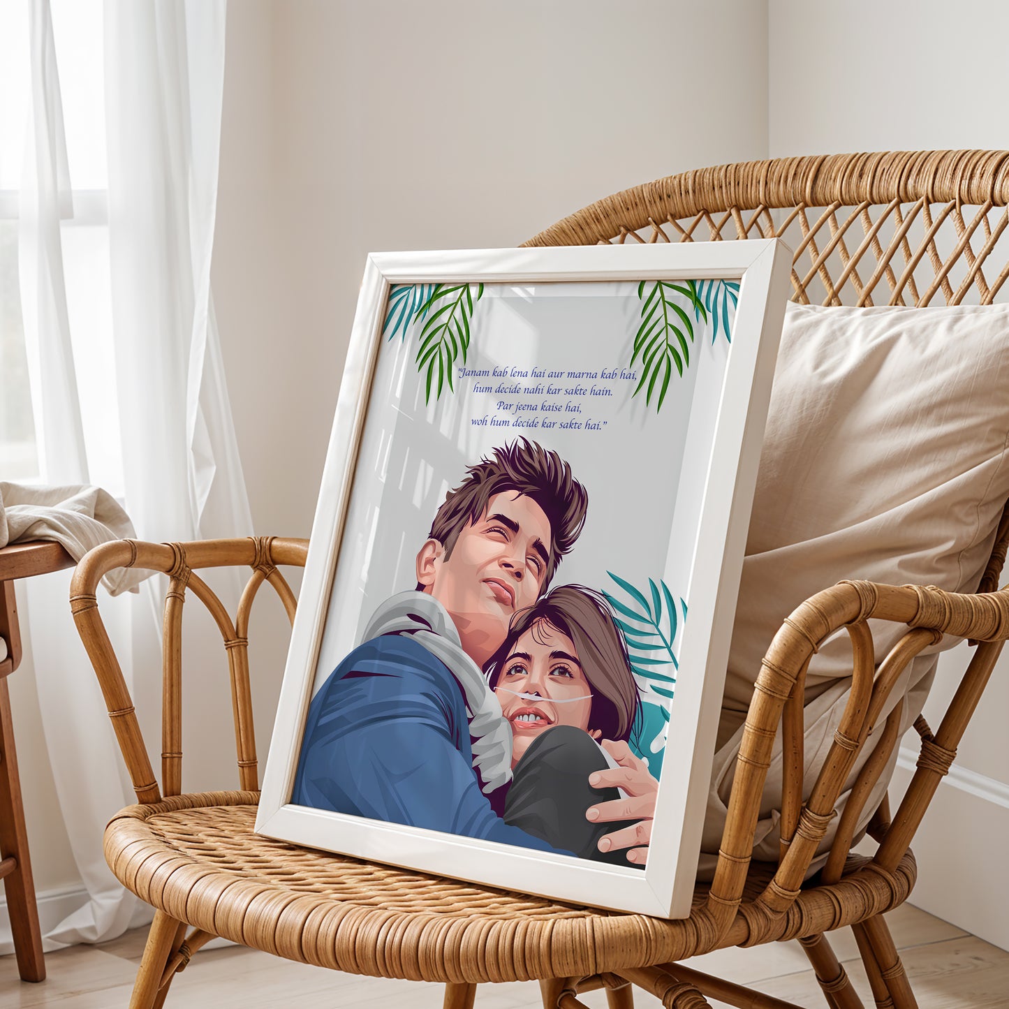 A 'Dil Bechara' Love Story Poster