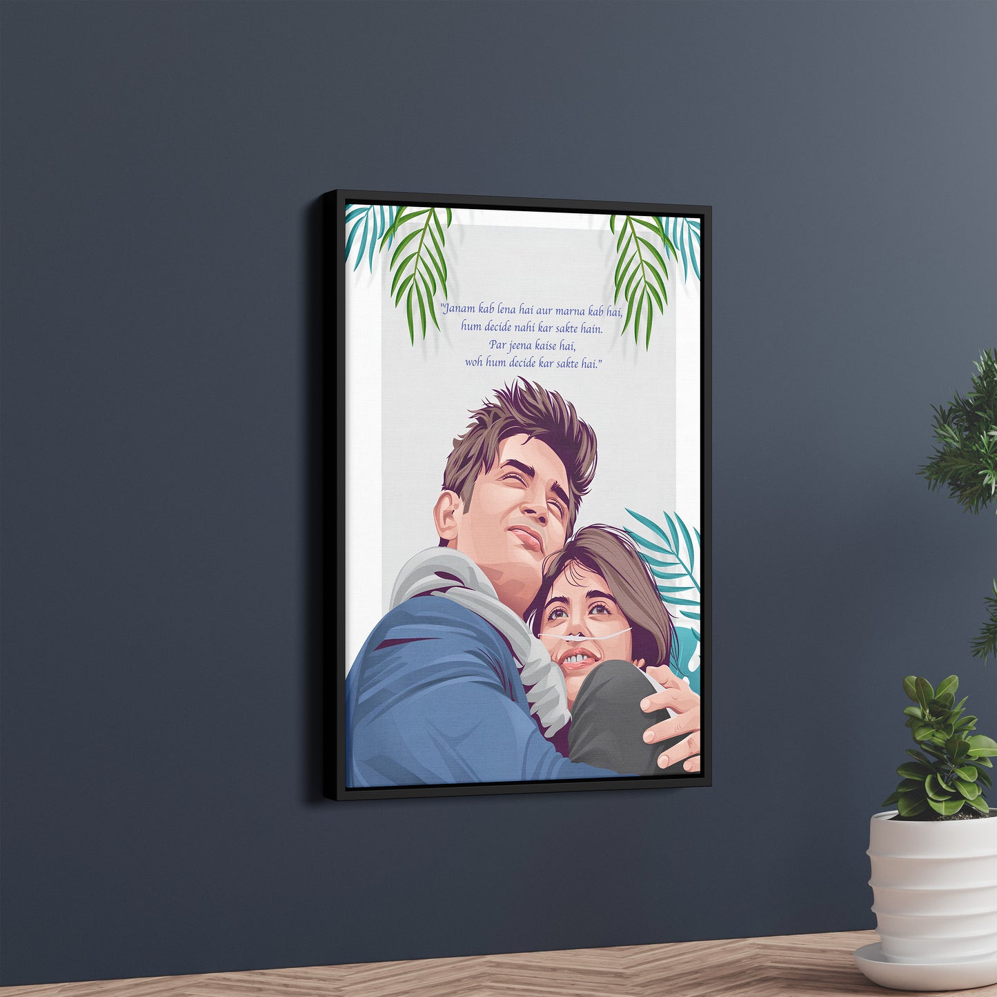 A 'Dil Bechara' Love Story Poster
