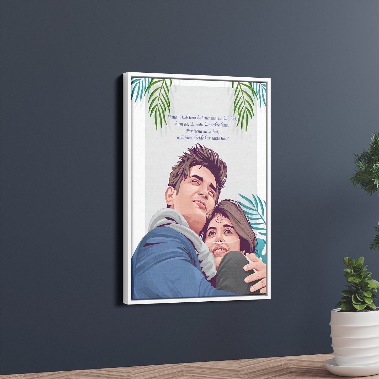 A 'Dil Bechara' Love Story Poster