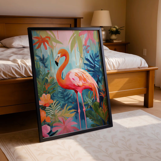 Flamingo Paradise – Bold Tropical Jungle Print