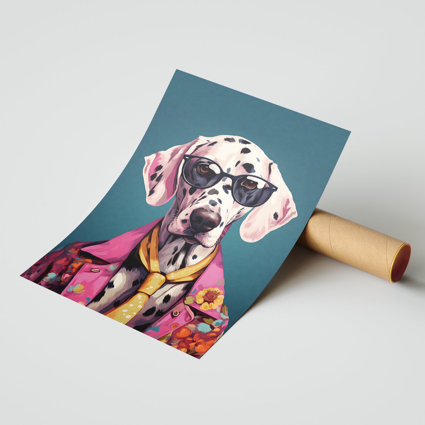 Dapper Dalmatian – Cool Dog in Style Art
