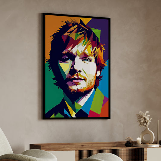 Ed Sheeran Pop Art Poster
