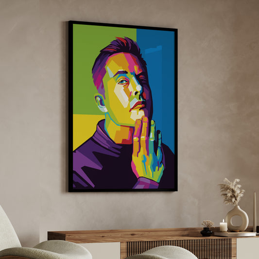 Elon Musk Pop Art