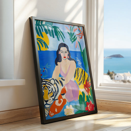 Jungle Allure - Lady and Tiger