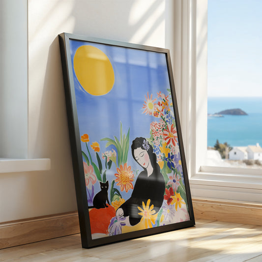 Quiet Companions - Post-Impressionist Figurative Art Print