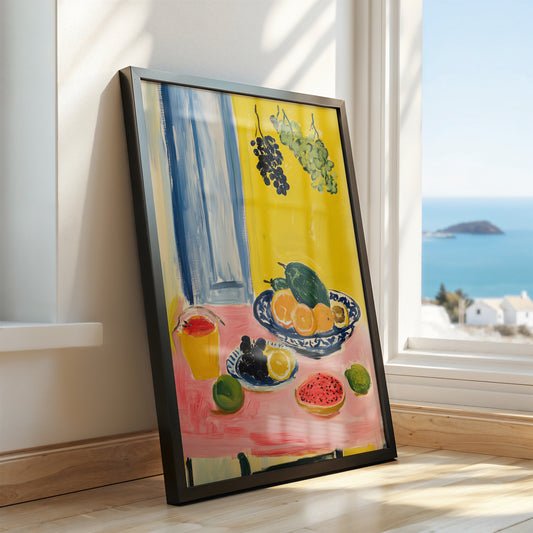 Summer Feast - Post-Impressionist Still Life Poster