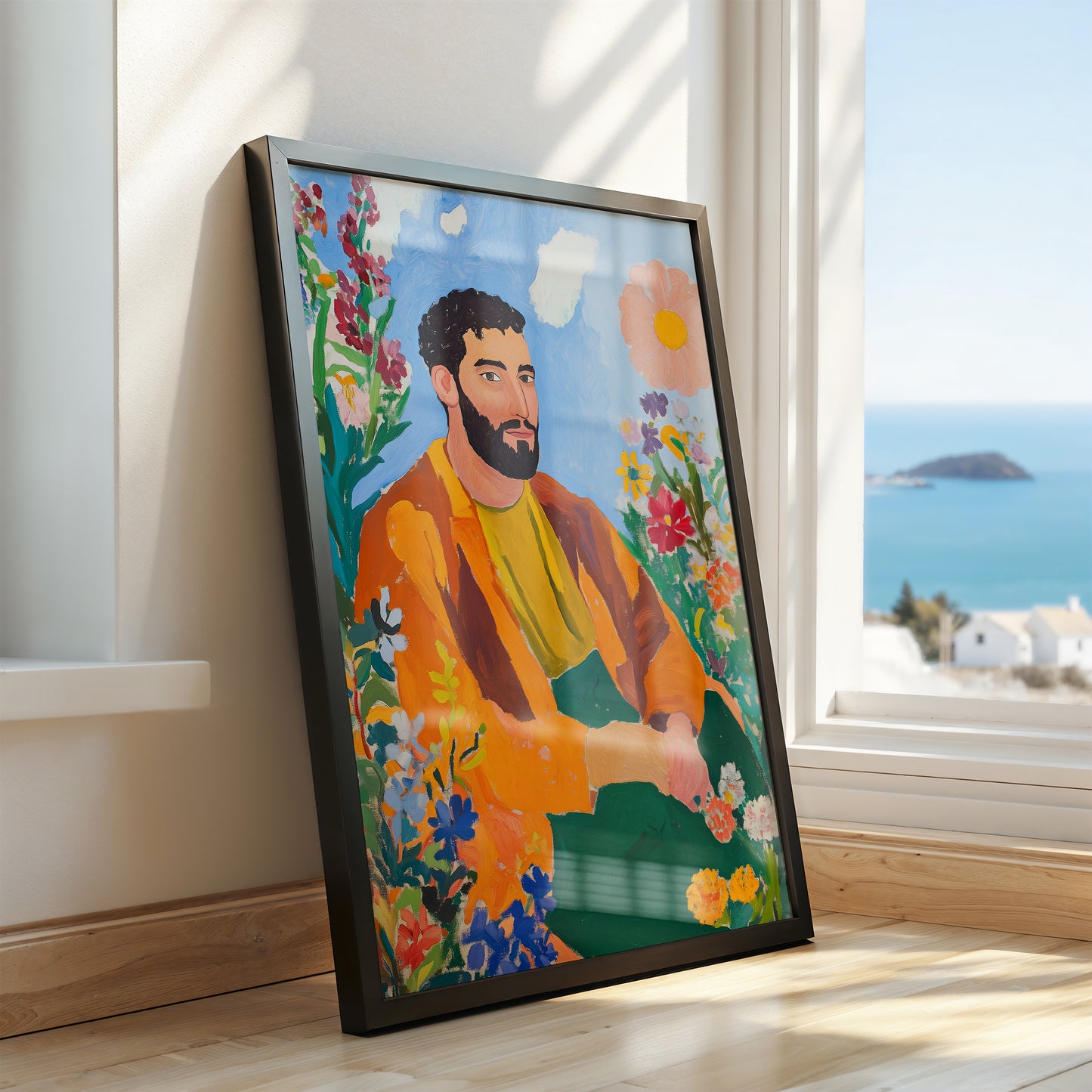 Blossoms & Reflections: Botanical Muse Art Print