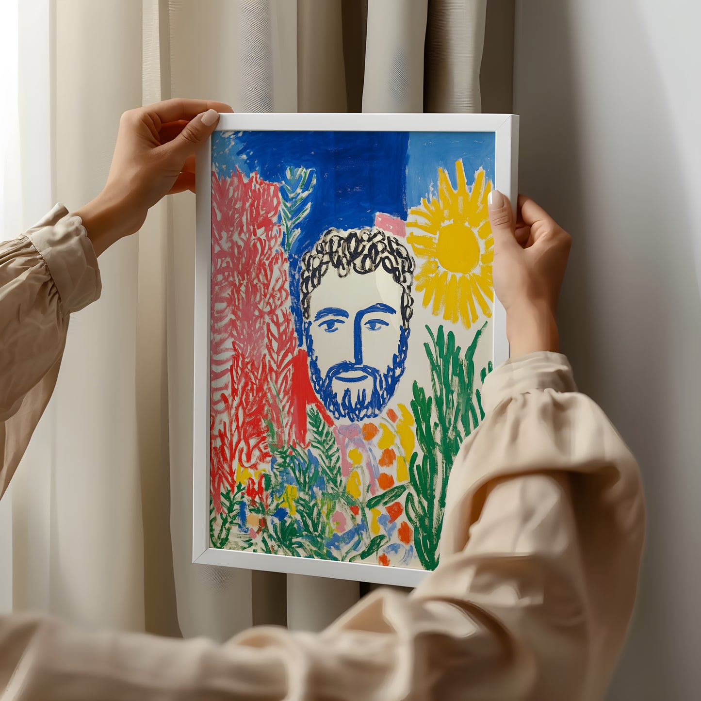 Garden Carnival: Joyful Abstraction in Bloom