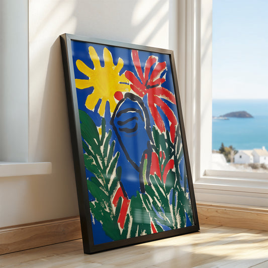 Sunburst Muse: Wild Energy in the Tropics