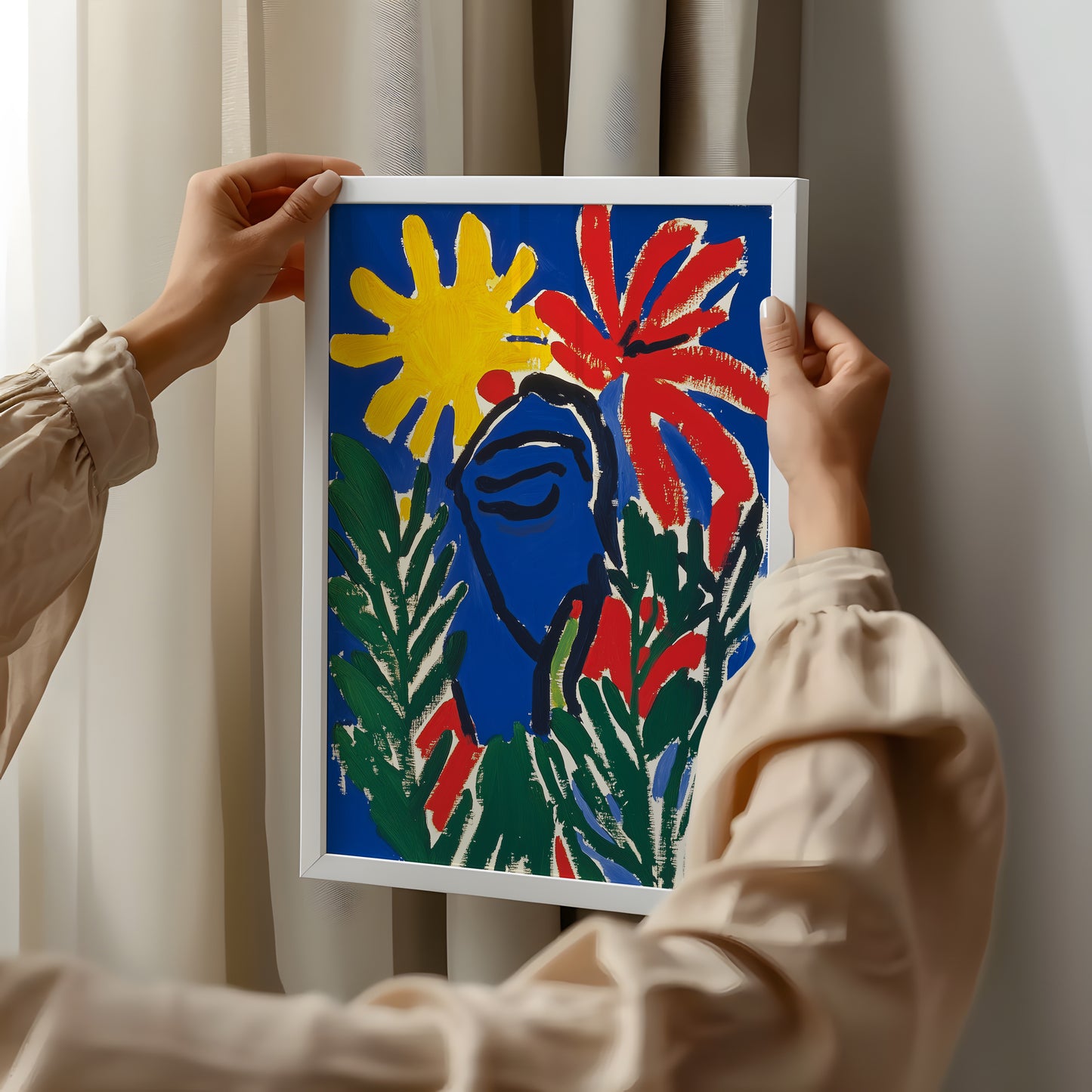 Sunburst Muse: Wild Energy in the Tropics