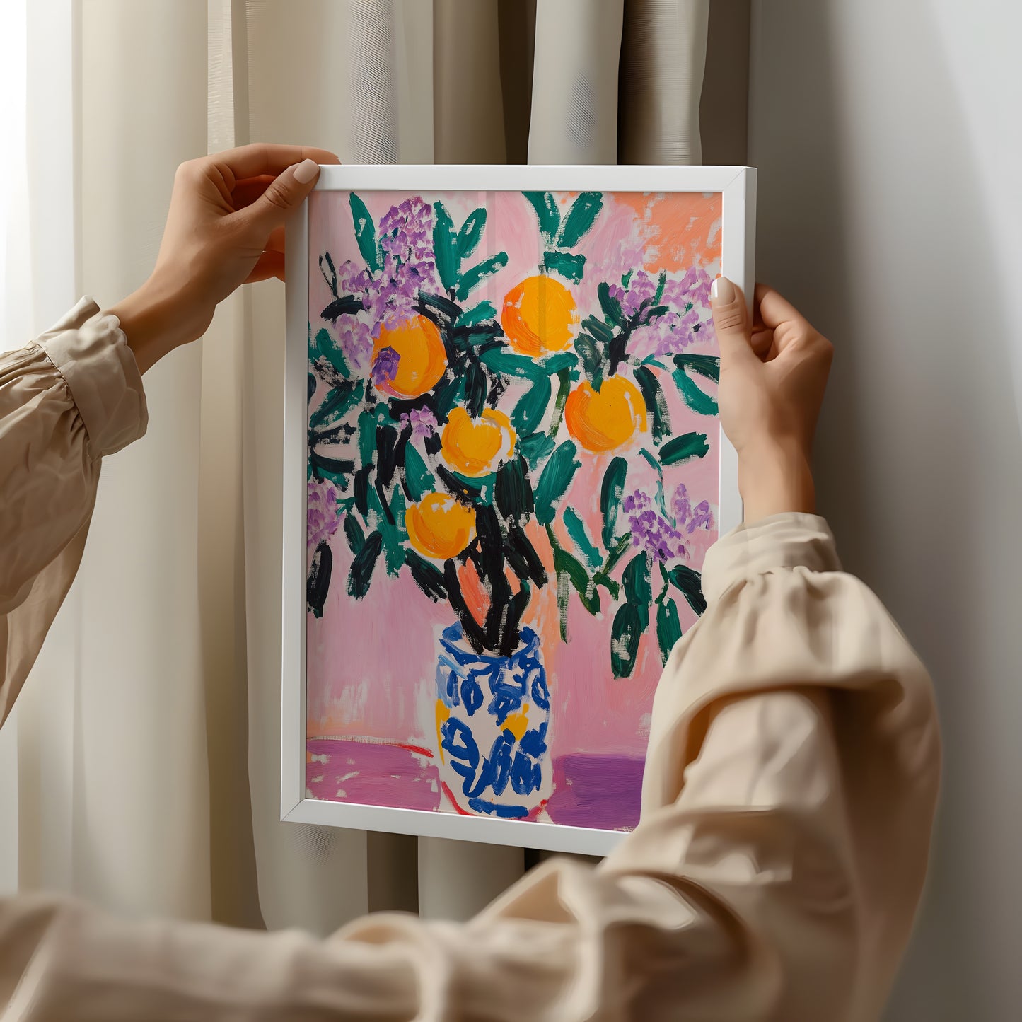 Citrus Sonata: Joyful Branches in Bloom