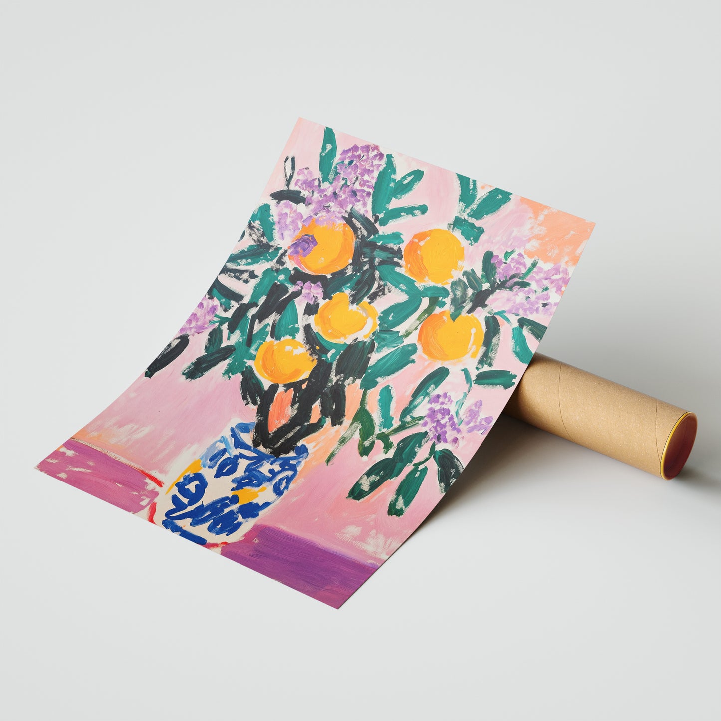 Citrus Sonata: Joyful Branches in Bloom