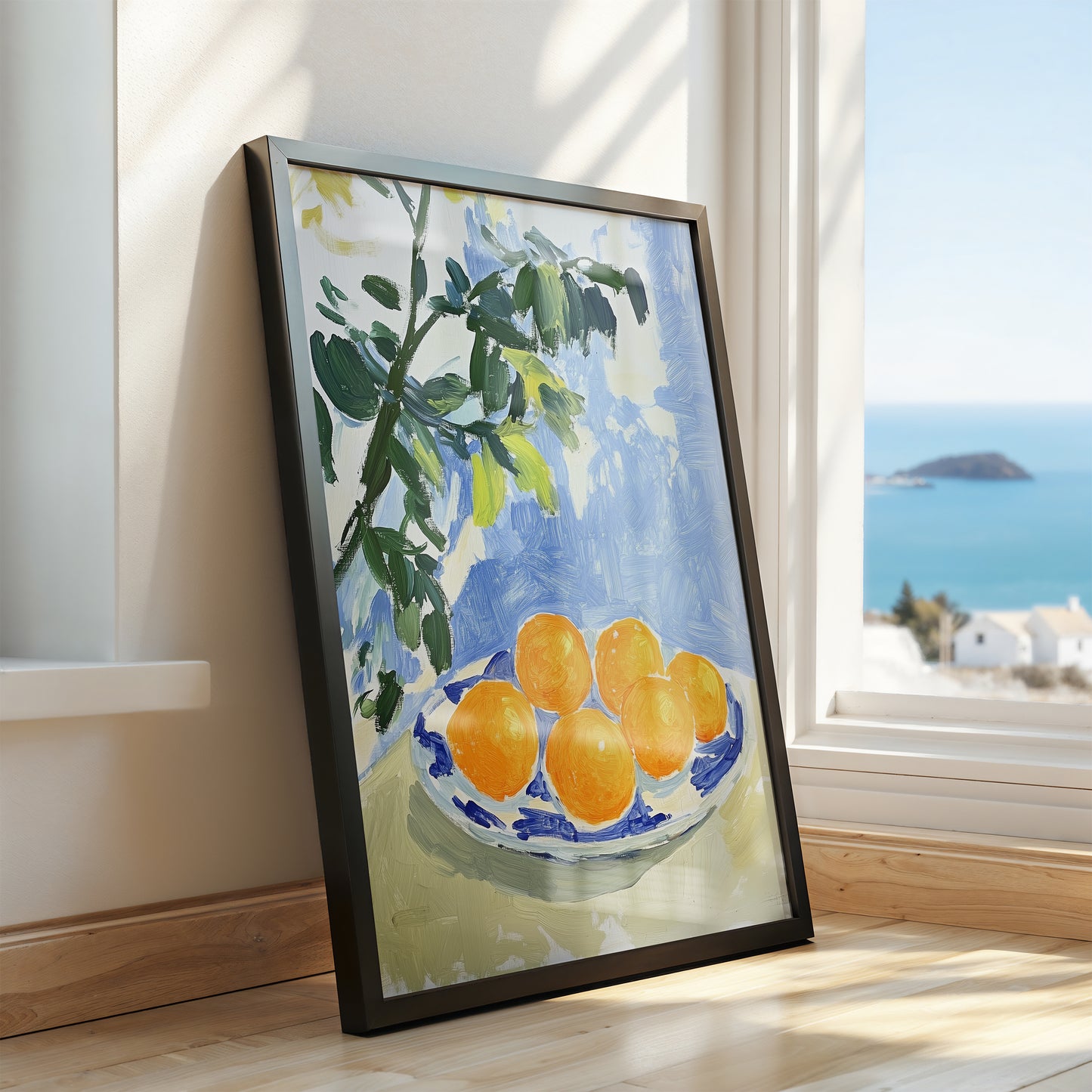 Citrus Delight: Sunlit Still Life